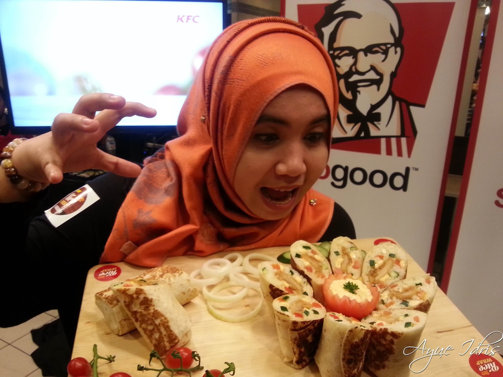 KFC Zinger Rice Wrap Blogger Party | AYUE IDRIS