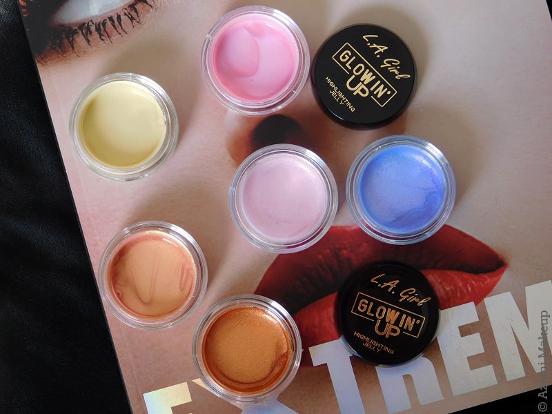 L.A. Girl | Glowin' Up Jelly Highlighters - Gel Review & Swatches - Glow Girl - Halo Glow - Cosmic Glow - Princess Glow - Gimme Glow - Pixie Glow - Glow Getter - Glowaholic - Test - Avis - NYX - Inc.Redible - Glitter Highlighter L.A. Girl | Glowin' Up Jelly Highlighters - Gel Review & Swatches - Glow Girl - Halo Glow - Cosmic Glow - Princess Glow - Gimme Glow - Pixie Glow - Glow Getter - Glowaholic - Test - Avis - NYX - Inc.Redible - Glitter Highlighter