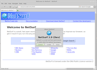 NetSurf Development build