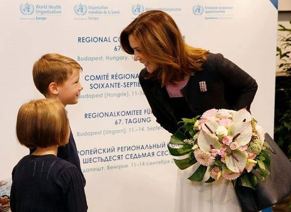 Crown Princess Mary attend the opening of 67th session of the World Health Organization Regional Committee for Europe