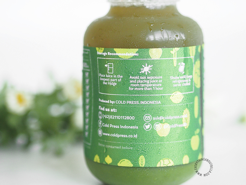 Cold Press Indonesia: Skin Glow & Weight Maintenance Detox Review