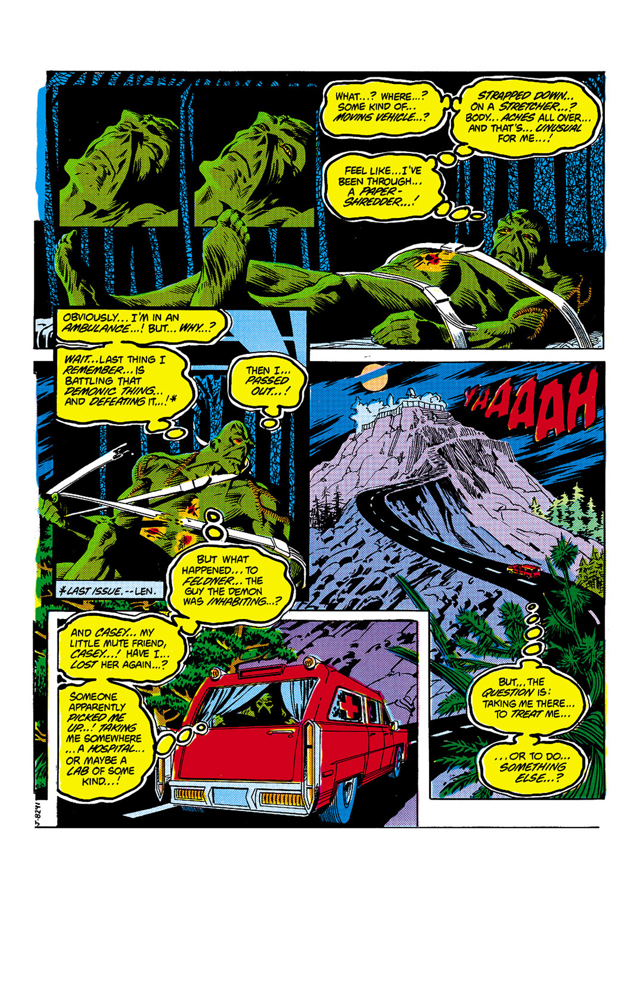 Read online Swamp Thing (1982) comic -  Issue #5 - 2