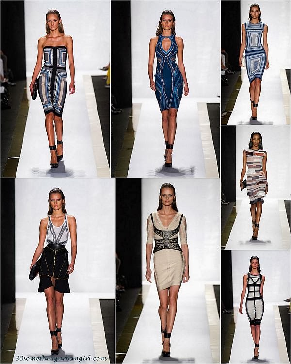 HervéLéger by Max Azria S/S2014 runway dresses