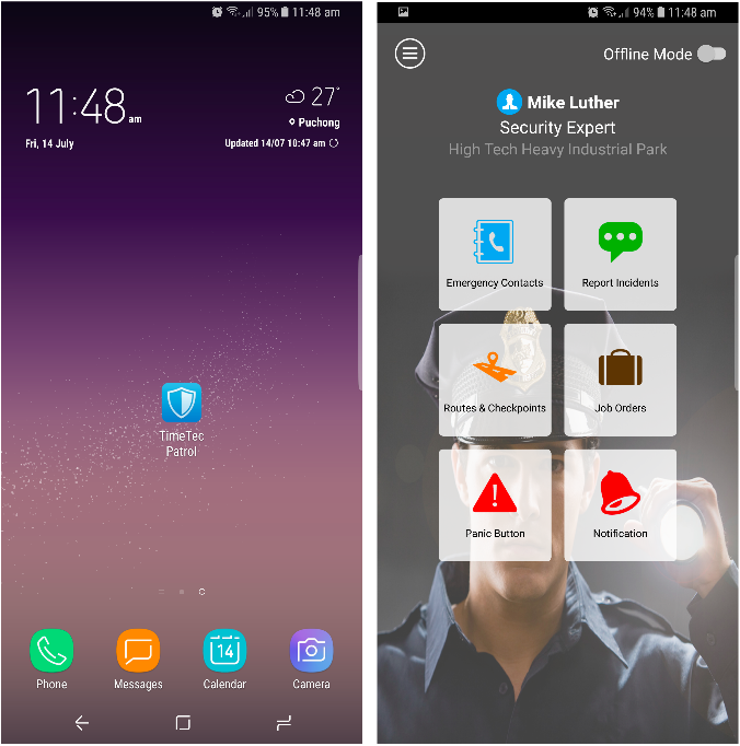 App Lock Assign Smartphones to Security Guards without Worry