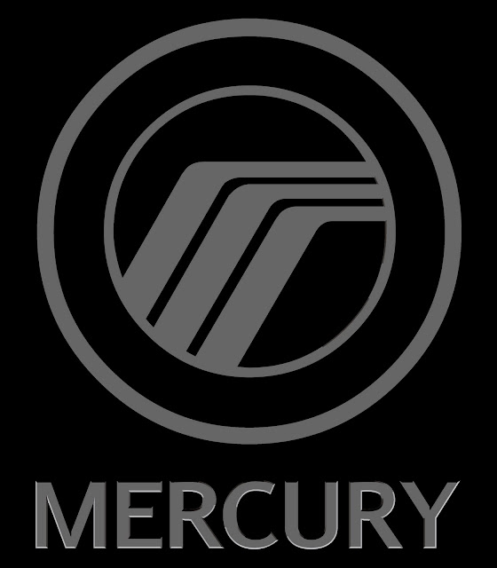 Mercury logo with lettering