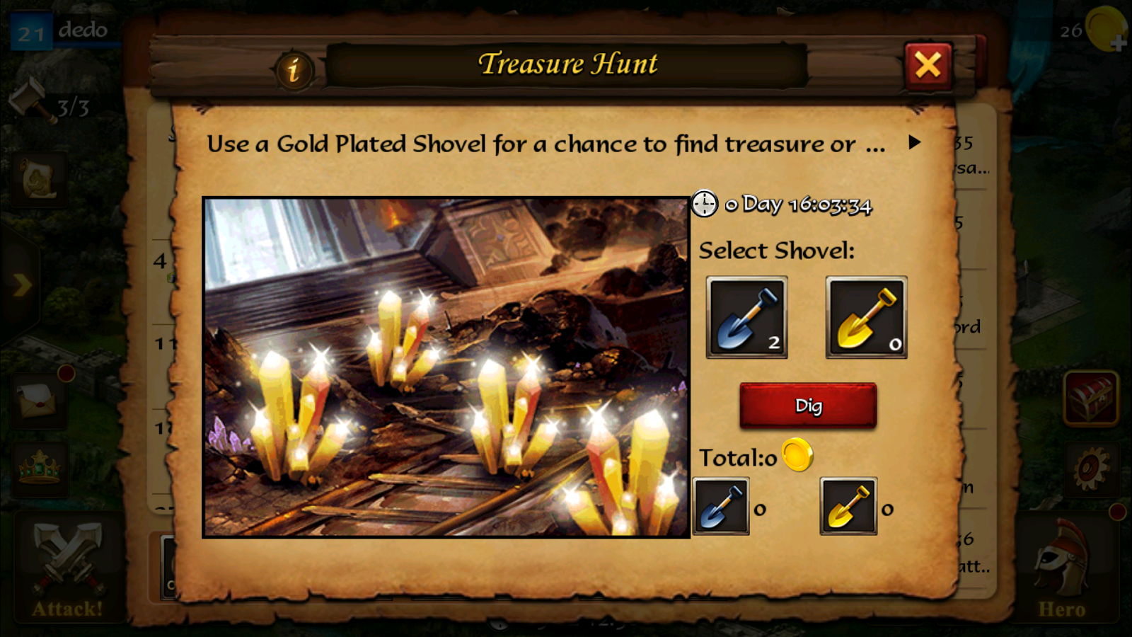 Get treasure