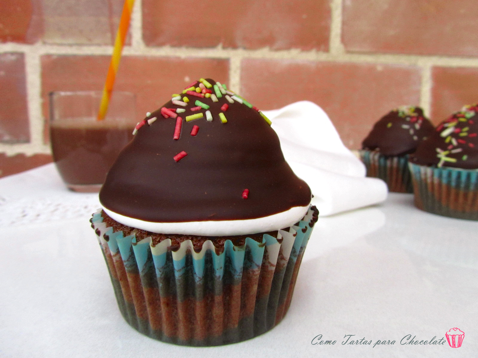 HiHat Cupcakes Como Tartas para Chocolate