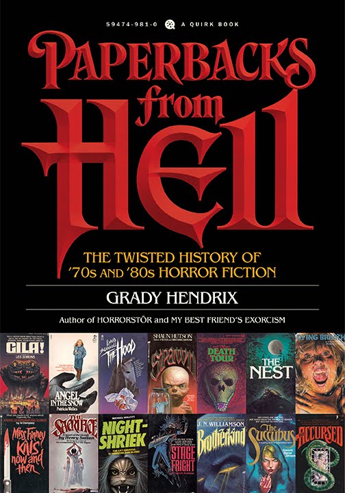 Co-author of Stoker Award-winning PAPERBACKS FROM HELL!