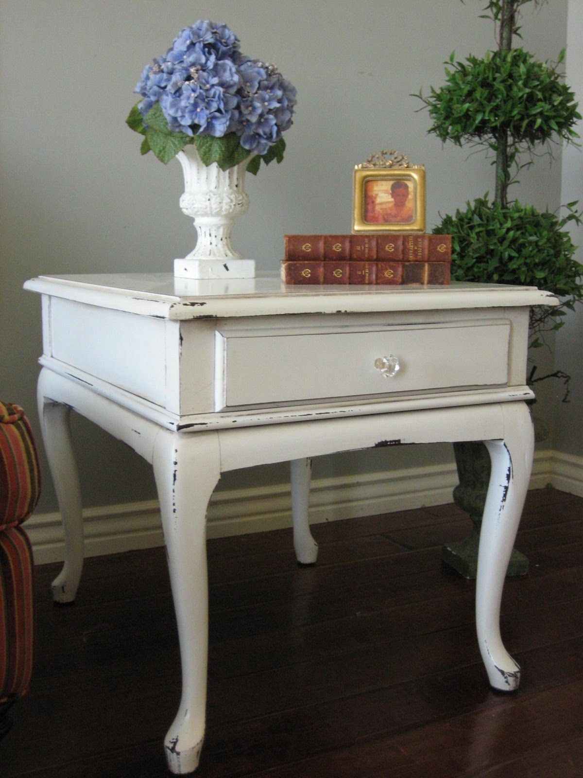 European Paint Finishes: ~ Pair of End Tables