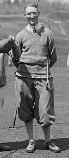 Golfer Arthur Havers