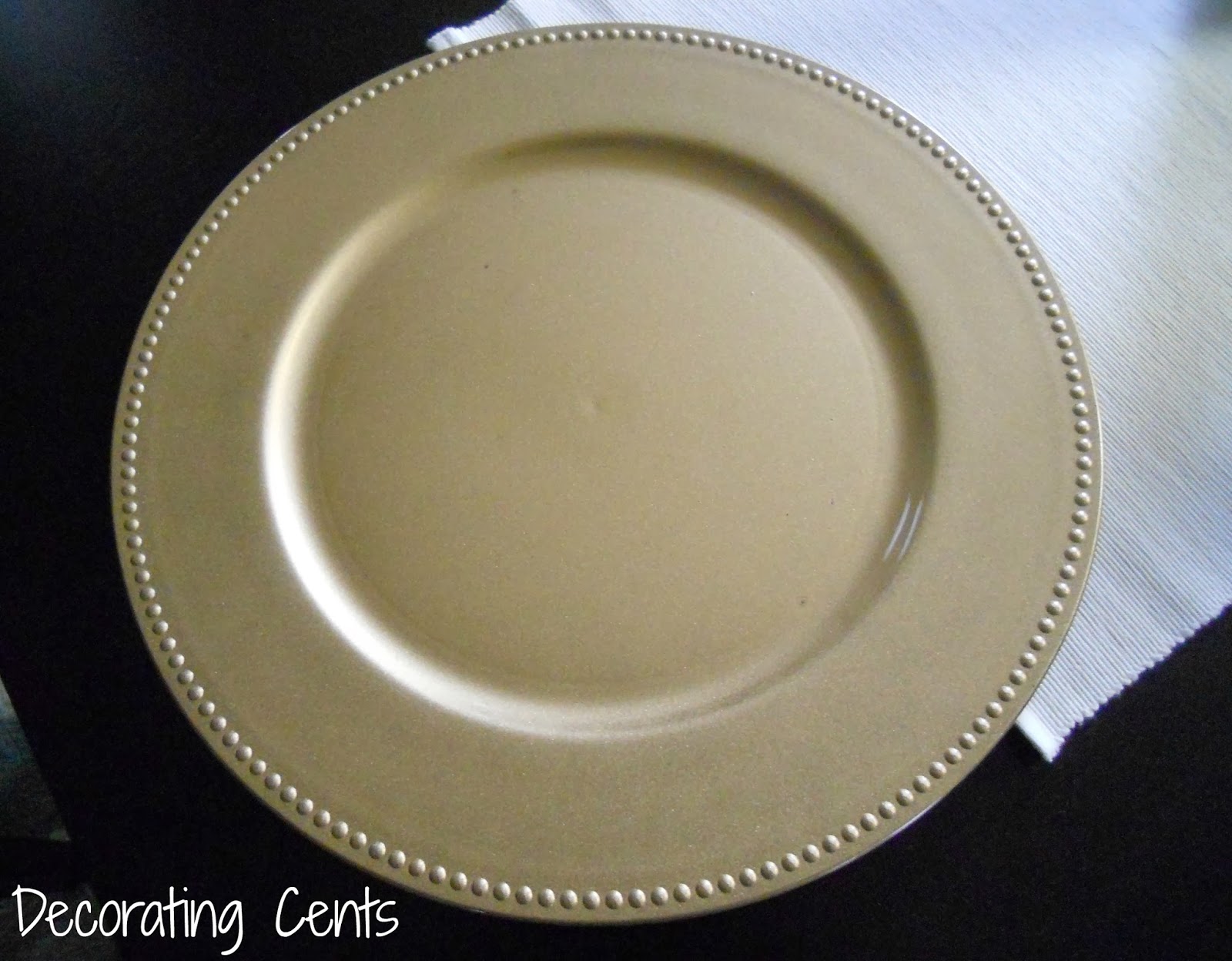 Gold Dollar Store Chargers