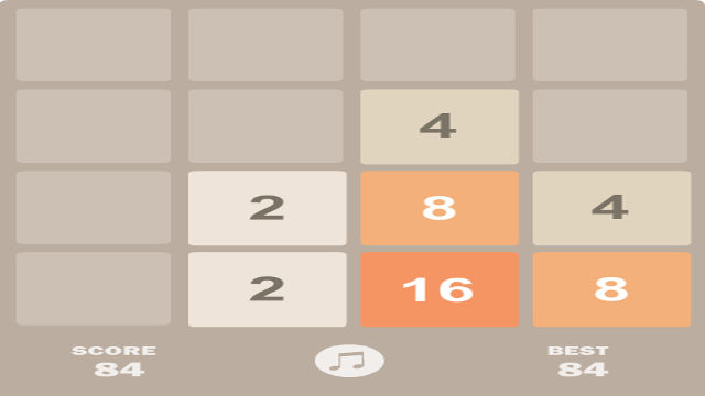 2048 Flash - Image du Jeu