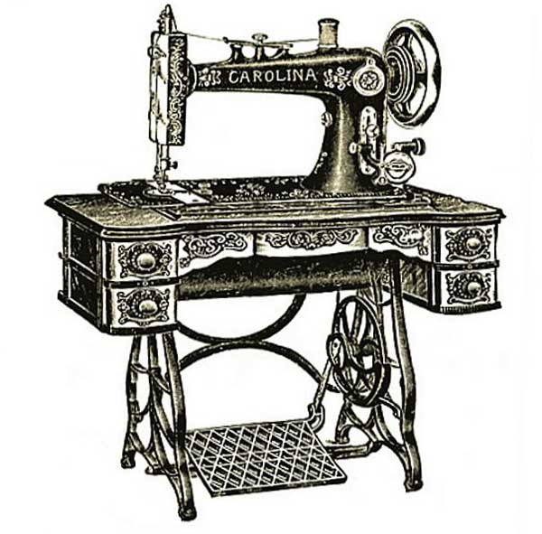 clipart vintage sewing machine - photo #12