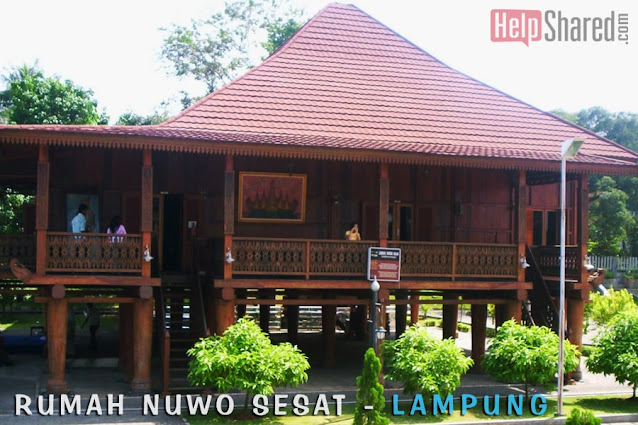 rumah adat nuwo nuwou sesat lampung rumah adat nuwo nuwou sesat lampung