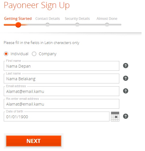 Cara Daftar Payoneer Gratis 2020 Dan Bonus 25 Tutorial Gambar Cara Daftar Payoneer Cara Daftar Payoneer Gratis 2020 Dan Bonus 25 Tutorial Gambar Cara Daftar Payoneer