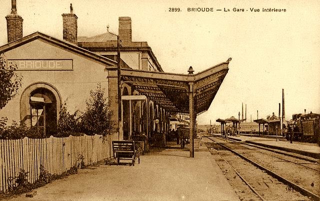 Brioude, Haute-Loire, la Gare.