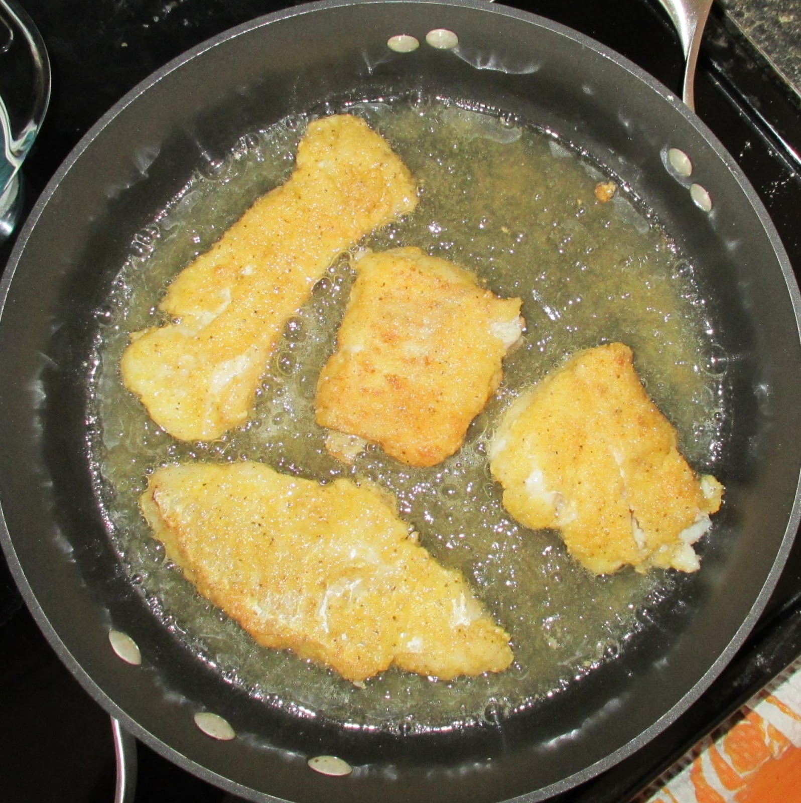 Successfully Gluten Free! PanFried Lightly Breaded Cod
