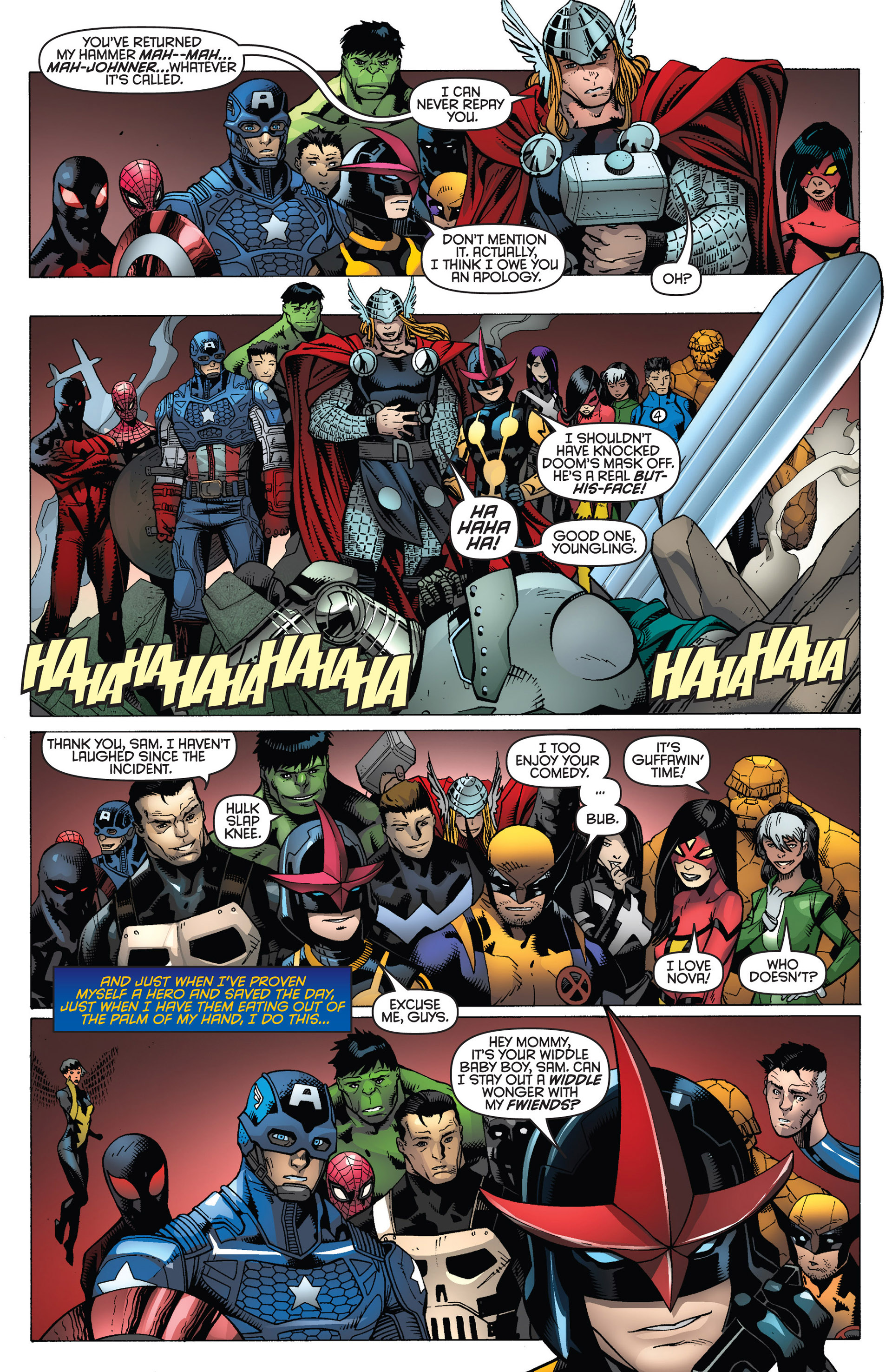 Read online Nova (2013) comic -  Issue #10 - 6