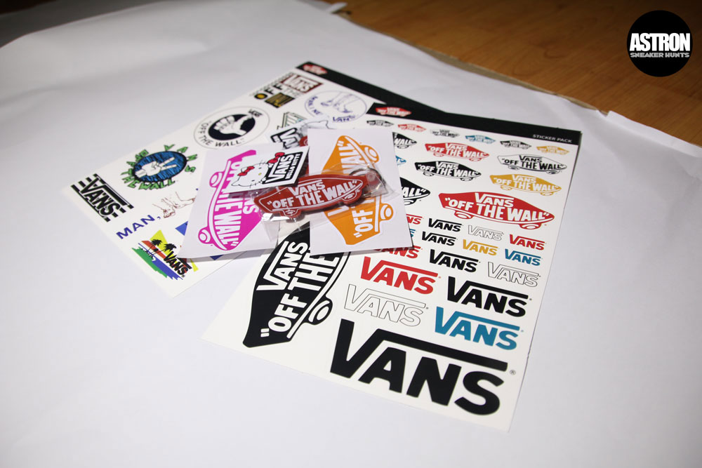 vans free stickers