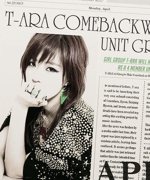 [UPDATE] T-ara Sub-Unit “N4” Official Photos and Concept