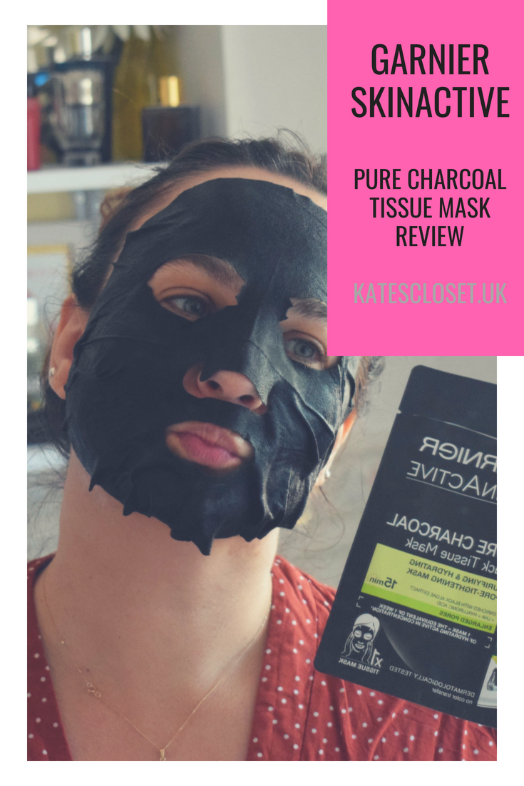Garnier Skinactive New Pure Charcoal Black Tissue Mask Review