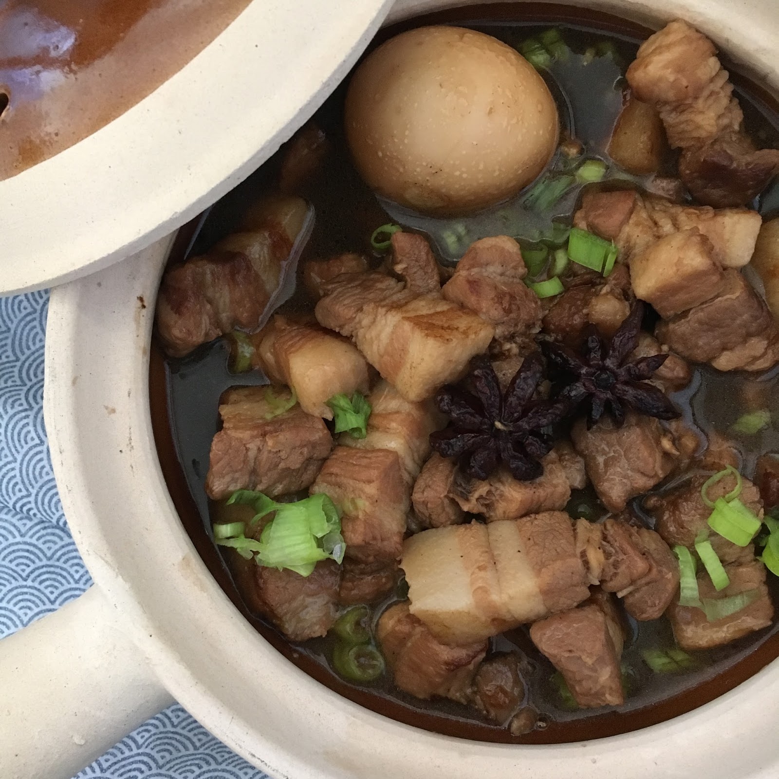 Chinese Star Anise And Soya Braised Pork Belly / LUCY LOVES TO EAT