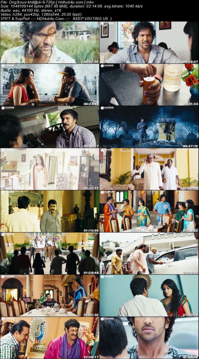 Dangerous Khiladi 6 (Doosukeltha) 2017 Hindi Dubbed 720p HDRip 1Gb Download
