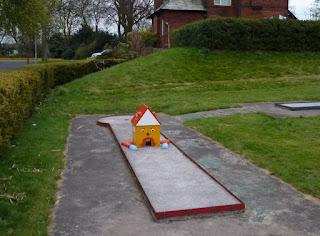 Crazy Golf course at Bitts Park in Carlisle