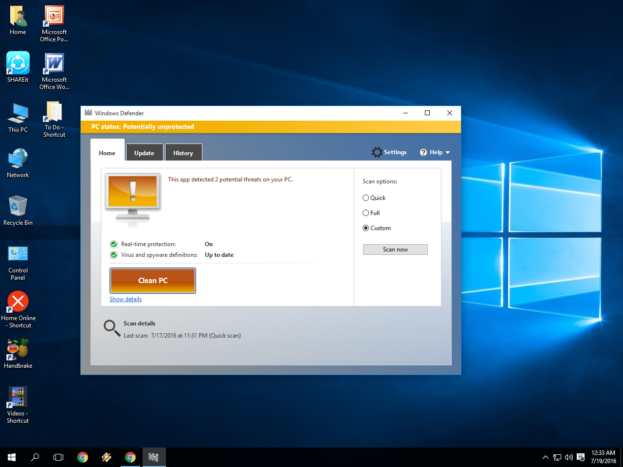 antivirus for windows 10