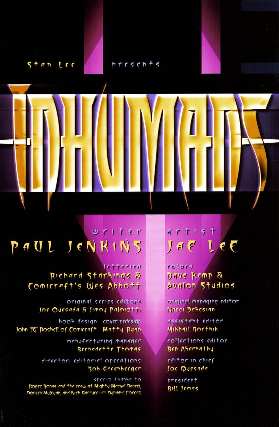 Read online Inhumans (1998) comic -  Issue #1 - 4