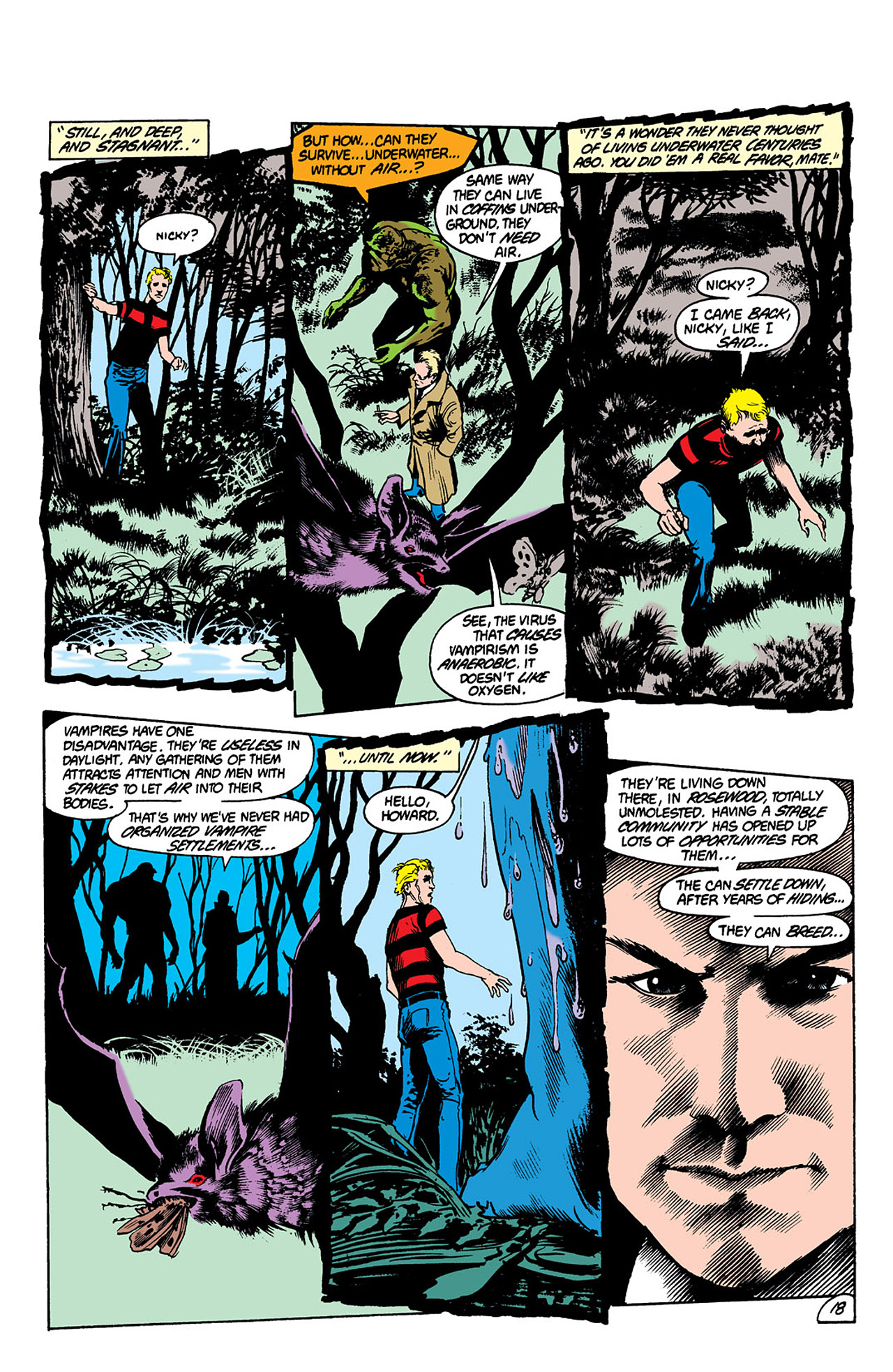 Read online Swamp Thing (1982) comic -  Issue #38 - 18