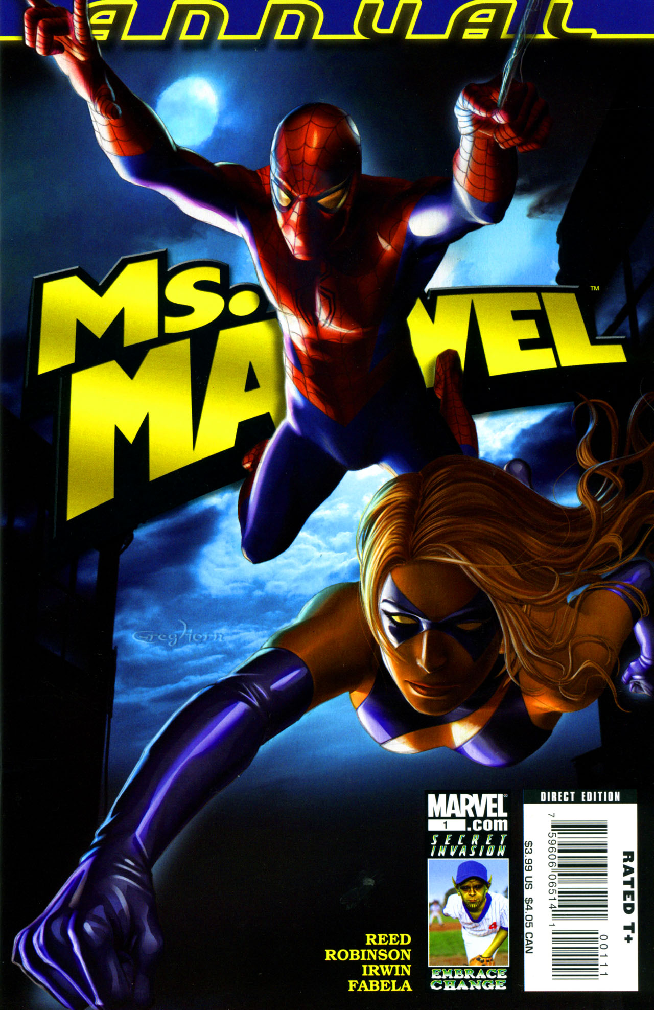 Read online Ms. Marvel (2006) comic -  Issue # Annual 1 - 1