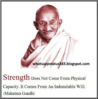 Mahatma Gandhi Jayanti Saying, Status With Picture And Graphics On The Occassion Of 2 October 2016.Download This Wallpaper For Sharing With Your Friends..