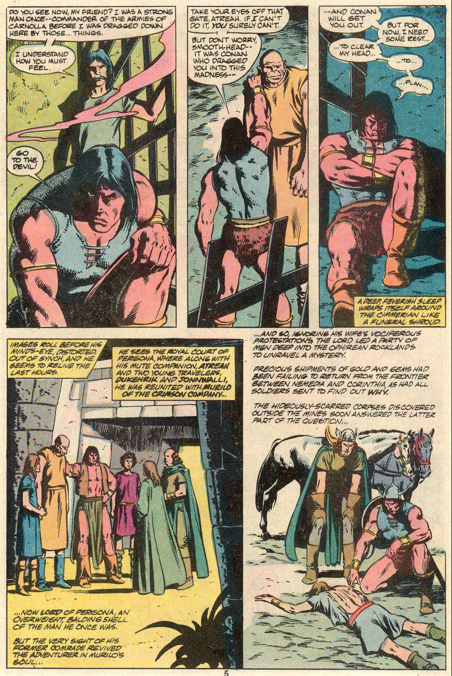 Read online Conan the Barbarian (1970) comic -  Issue #124 - 5