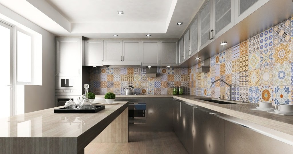 Ideas de revestimientos para las paredes de la cocina - Cocinas con estilo