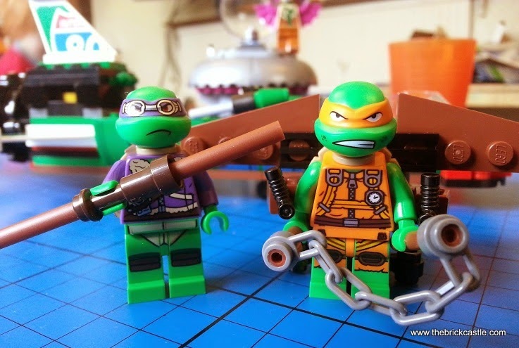 TMNT NEW LEGO Michelangelo Head Modified 79120 Teenage Mutant Ninja