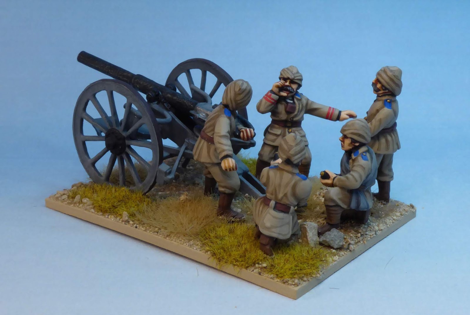 Over Open Sights WW1 Obsolete Ottoman Artillery.