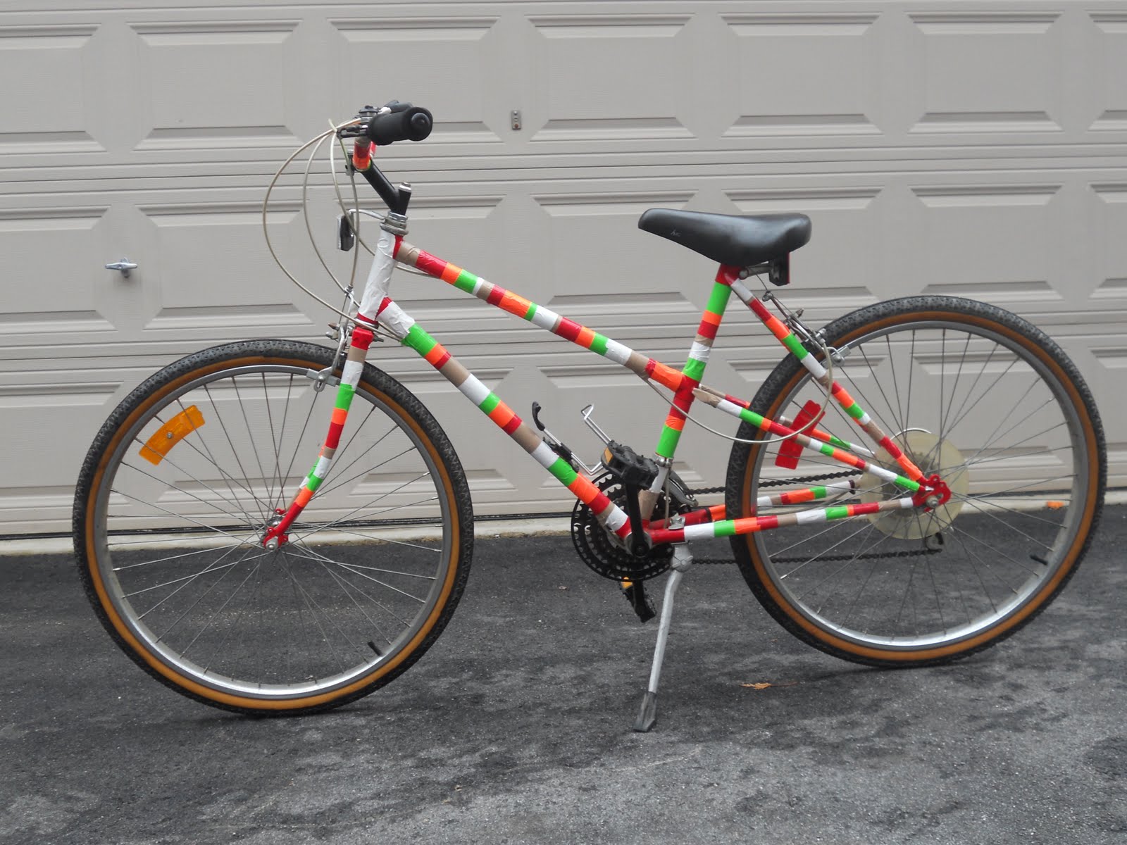 B.Duct Duct Tape Bike!!!!!