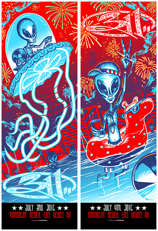 INSIDE THE ROCK POSTER FRAME BLOG Munk One 311 Las Vegas Posters World