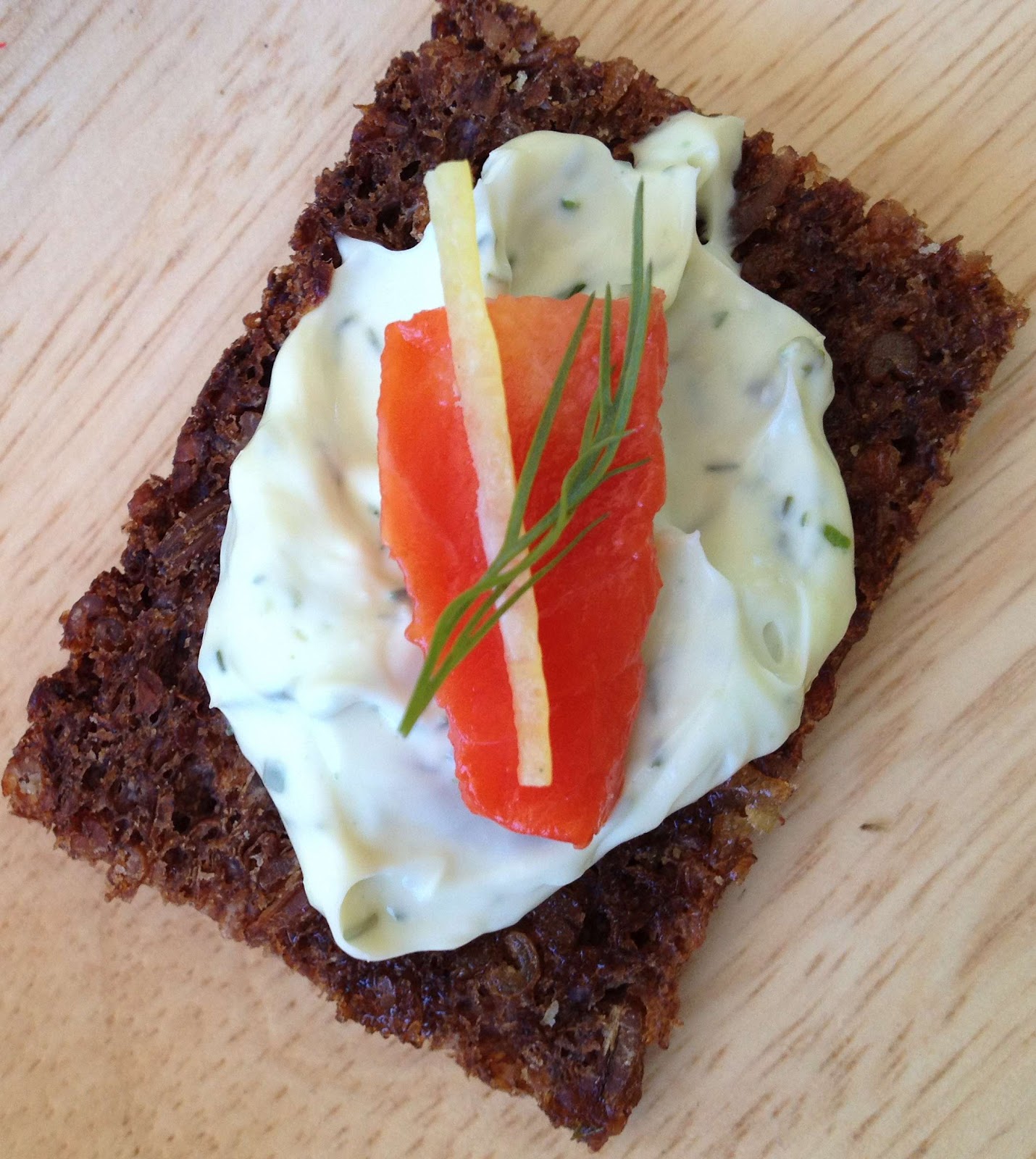 Sprigs of Rosemary Smoked Salmon and Goat Cheese Toasts and a Winner! Sprigs of Rosemary Smoked Salmon and Goat Cheese Toasts and a Winner!