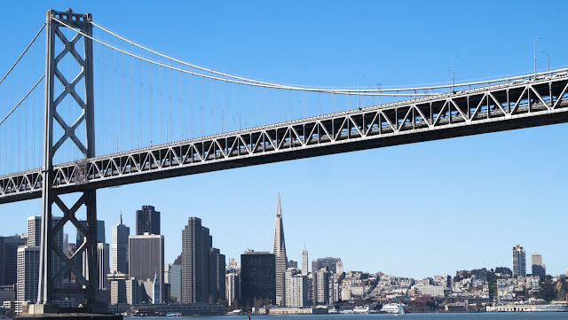 Bay Bridge and San Francisco Skyline