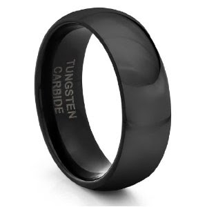Black titanium Ring