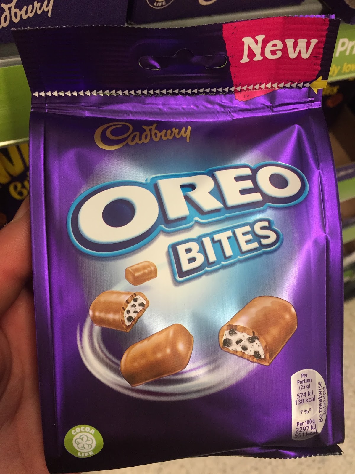 Cadbury Dairy Milk Oreo Sandwich, Oreo Bites, M&M's Crispy Spread etc