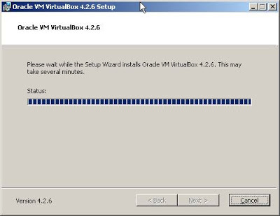 Процесс инсталляции VirtualBox