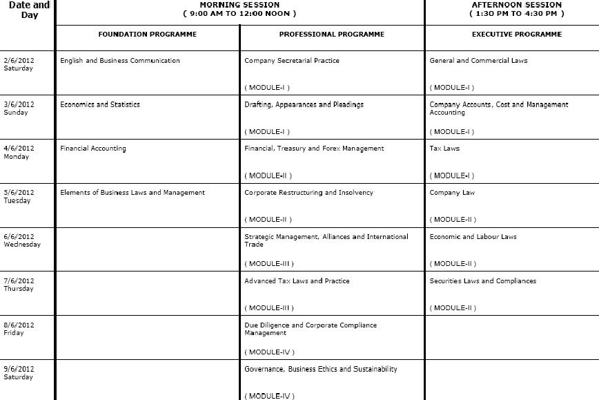 CS exam June 2012 Schedule ~ CS Helpers