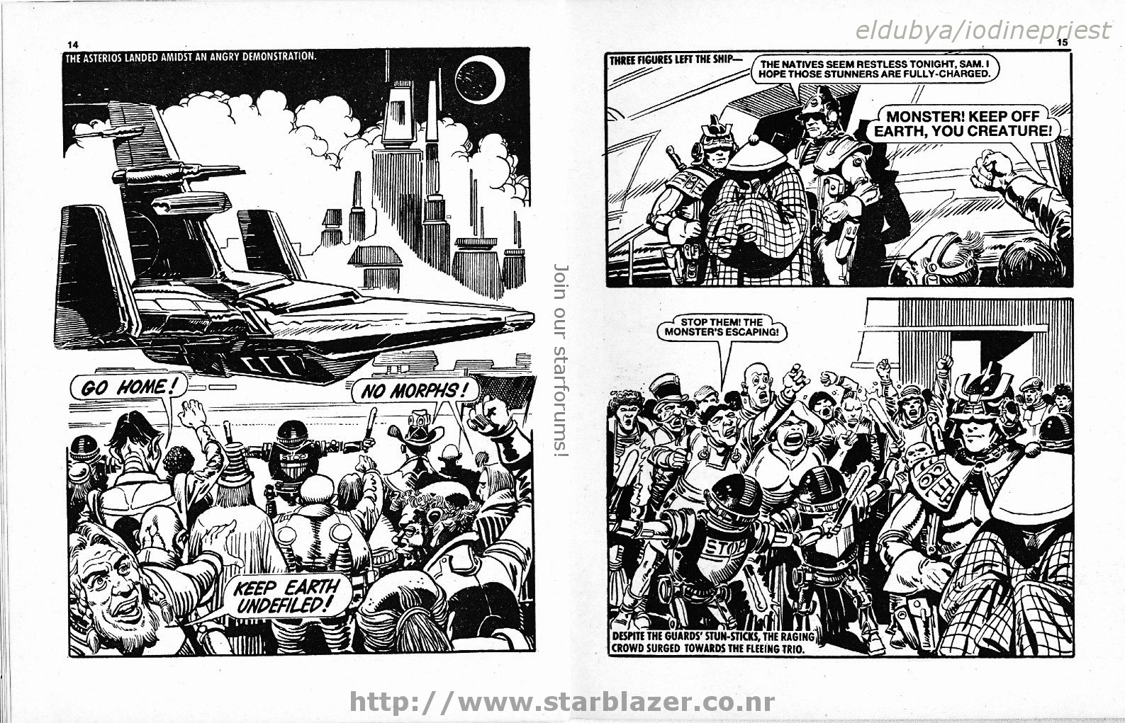 Read online Starblazer comic -  Issue #172 - 9