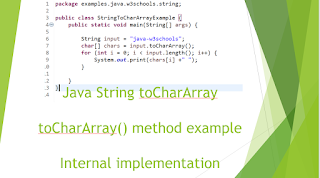 Java String toCharArray() - How to convert string to char array ...