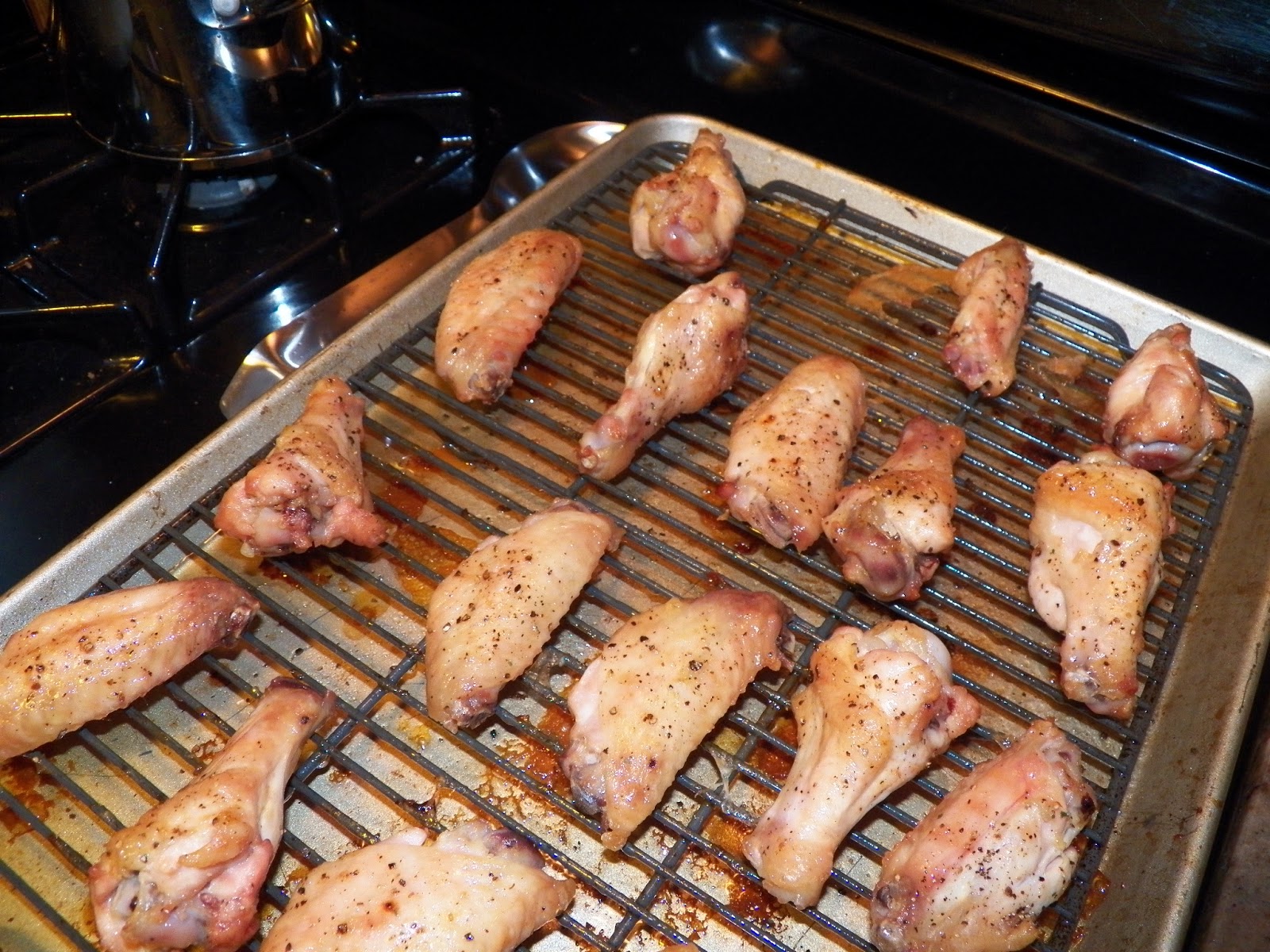 Stumbling Through Suburbia Game Day Baked Wings & Blue Cheese Dressing