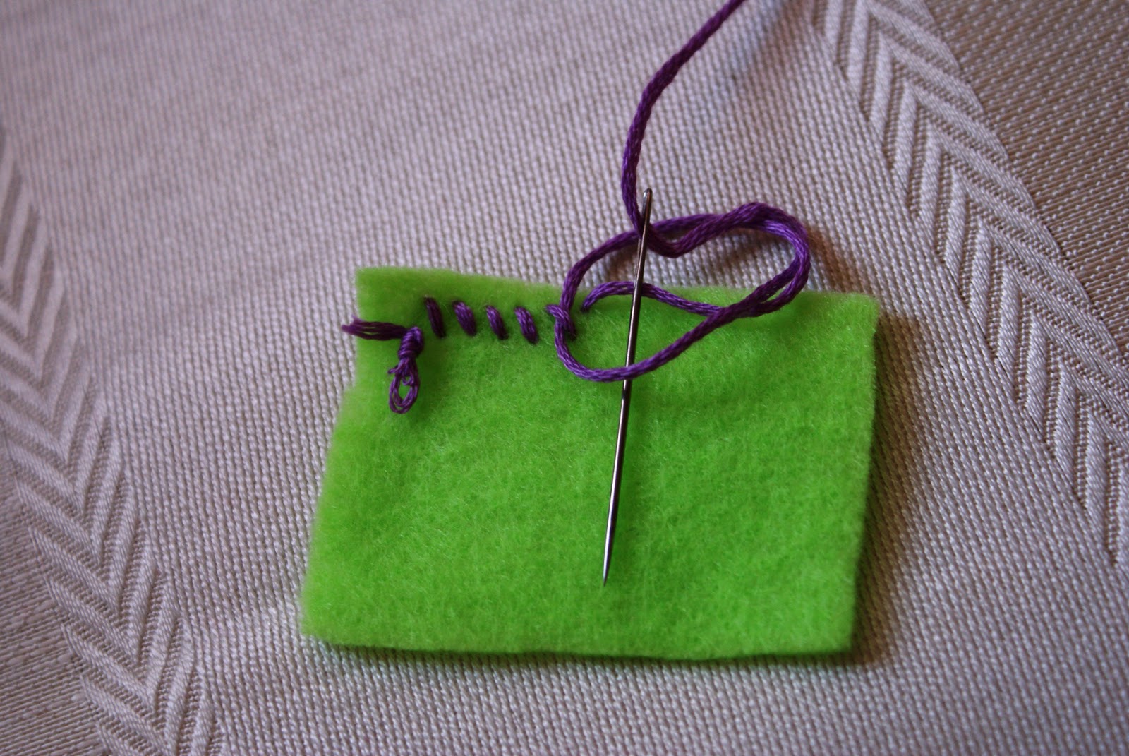 The Better Nester How To Hand Sew Tying Off