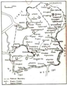 Ughievwen Kingdom map